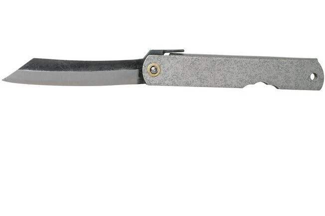 Higonokami Pocket Knife 7.3 Cm HIGOC9B, Blue Paper Steel, Grey Steel 1 Higonokami Pocket Knife 7.3 Cm HIGOC9B, Blue Paper Steel, Grey Steel