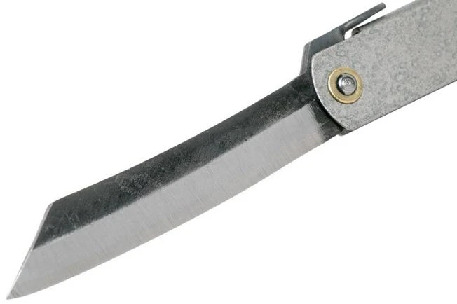 Higonokami Pocket Knife 7.3 Cm HIGOC9B, Blue Paper Steel, Grey Steel 3 Higonokami Pocket Knife 7.3 Cm HIGOC9B, Blue Paper Steel, Grey Steel - Image 3