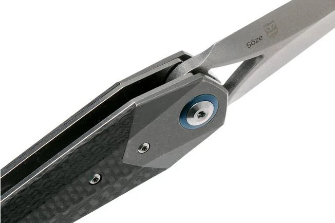 Kizer Söze Carbon Fibre Ki4513A2 Pocket Knife, Elijah Isham Design 6 Kizer Söze Carbon Fibre Ki4513A2 Pocket Knife, Elijah Isham Design - Image 6