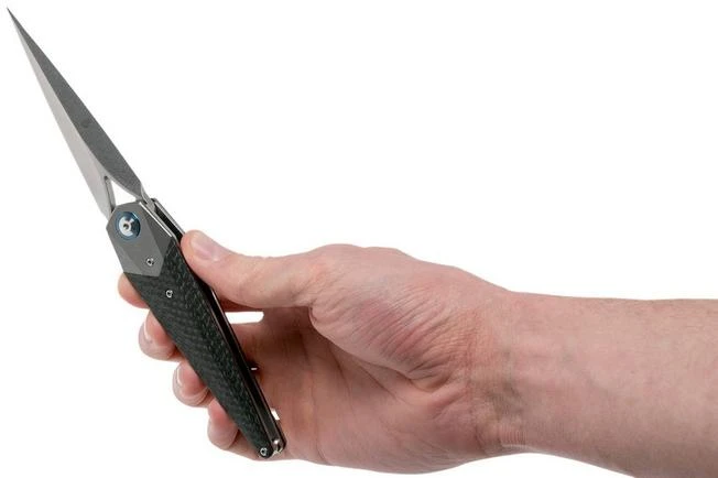 Kizer Söze Carbon Fibre Ki4513A2 Pocket Knife, Elijah Isham Design 8 Kizer Söze Carbon Fibre Ki4513A2 Pocket Knife, Elijah Isham Design - Image 8