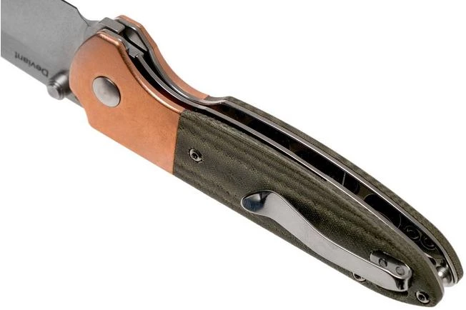 Kizer Deviant V3575A1 Copper, Micarta, M390 Pocket Knife, Chris Conaway Design 5 Kizer Deviant V3575A1 Copper, Micarta, M390 Pocket Knife, Chris Conaway Design - Image 5