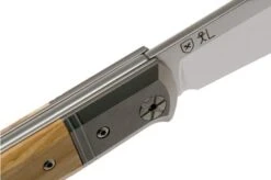 LionSteel Gitano Olive Wood GT01 UL Pocket Knife, Gudy Van Poppel Design -Knife Sale Shop LI GT01 UL 06 lionsteel