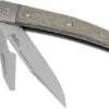 LionSteel Jack 2 Green Canvas Micarta JK2 CVG Pocket Knife