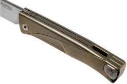 LionSteel Thrill Bronze Titanium Integral Slipjoint Pocket Knife -Knife Sale Shop LI TL BR 08 lionsteel