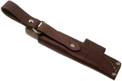 LT Wright Bushcrafter HC, 1075, Matte Green Micarta, Red Liners, Leather Sheath, Bushcraft Knife -Knife Sale Shop LT BHC GM RL LS 07 lt wright