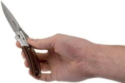 Mcusta MC-141G Shinra Mixture Ripple, Ironwood, Gentleman's Knife -Knife Sale Shop MC 0141G 08 mcusta