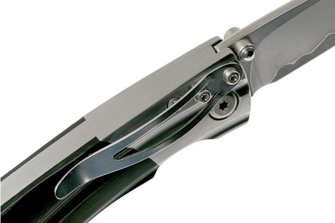 Mcusta MC-142G Ripple, SPG2 Black Pakka Wood Pocket Knife 6 Mcusta MC-142G Ripple, SPG2 Black Pakka Wood Pocket Knife - Image 6