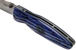 Mcusta MC-0186D Sengoku Date Masamune, Blue Pakkawood, Gentleman's Knife -Knife Sale Shop MC 0186D 07 mcusta