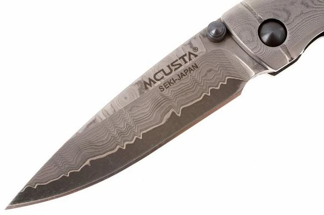 Mcusta MC-33D Shinra Take Folding Knife, Handle/blade: Damascus And Damascus 2 Mcusta MC-33D Shinra Take Folding Knife, Handle/blade: Damascus And Damascus - Image 2