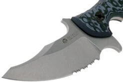 Maserin Badger 940-G10G Grey G10 Fixed Knife, Alessandro Zanin Design -Knife Sale Shop ME 940 G10G 03 maserin