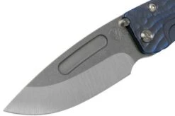 Medford Slim Midi Marauder S35VN Blue Bark Handle, Tumbled Blade Pocket Knife -Knife Sale Shop MF 20 SMM 07 03 medford