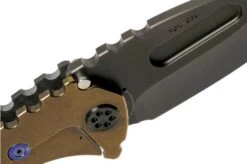 Medford Praetorian Genesis G S35VN, PVD Droppoint Blade, Black G10 Handle, PVD Hardware Pocket Knife -Knife Sale Shop MF 21 GN 03 06 medford