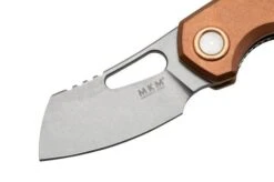MKM Isonzo FX03-2CO Cleaver Stonewashed, Copper Pocket Knife, Jesper Voxnaes Design -Knife Sale Shop MMK FX03 2CO 03 mkm