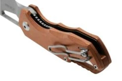 MKM Isonzo FX03-2CO Cleaver Stonewashed, Copper Pocket Knife, Jesper Voxnaes Design -Knife Sale Shop MMK FX03 2CO 04 mkm