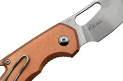 MKM Isonzo FX03-2CO Cleaver Stonewashed, Copper Pocket Knife, Jesper Voxnaes Design -Knife Sale Shop MMK FX03 2CO 05 mkm