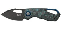 MKM Isonzo FX03-3CAD Clip Point Dark Stonewashed, Arctic Storm Carbon Fibre Pocket Knife, Jesper Voxnaes Design