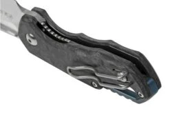 MKM Isonzo FX03M-3CM Clip Point Marble Carbon Fiber Pocket Knife, Jesper Voxnaes Design -Knife Sale Shop MMK FX03M 3CM 04 mkm