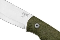 MKM Normar CPM 3V Green Micarta, Knivesandtools Exclusive, Bushcraft Knife -Knife Sale Shop MMK KT01 GC 06 mkm