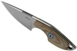 MKM Mikro 1 Drop, Stonewashed Natural Canvas Micarta Neck Knife, Jesper Voxnaes Design 11 MKM Mikro 1 Drop, Stonewashed Natural Canvas Micarta Neck Knife, Jesper Voxnaes Design -Knife Sale Shop MMK MR01 NC 04 mkm knives