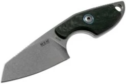MKM Mikro 2 Wharncliffe, Stonewashed Carbon Fibre Neck Knife, Jesper Voxnaes Design -Knife Sale Shop MMK MR02 CF 03 mkm knives