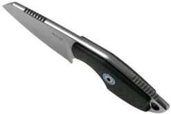 MKM Mikro 2 Wharncliffe, Stonewashed Black G10 Neck Knife, Jesper Voxnaes Design -Knife Sale Shop MMK MR02 GBK 04 mkm knives