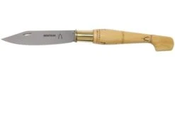 Nontron No. 30 Turning Ferrule, Boxwood, Clog Shape NN30 Pocket Knife