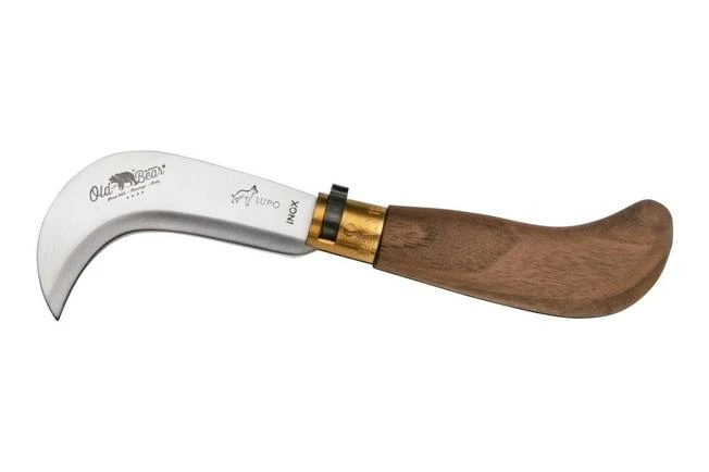 Old Bear Pruning Walnut S, 9747-17-LN Pruning Knife 1 Old Bear Pruning Walnut S, 9747-17-LN Pruning Knife