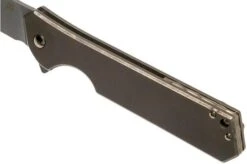 Olamic Rainmaker Droppoint, Kinetic Earth Brown, Gold, Pocket Knife -Knife Sale Shop OCRM HP 05 07 olamic