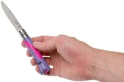 Opinel Outdoor No. 07 Junior Pocket Knife, Purple/Parma -Knife Sale Shop OP002152 07 opinel