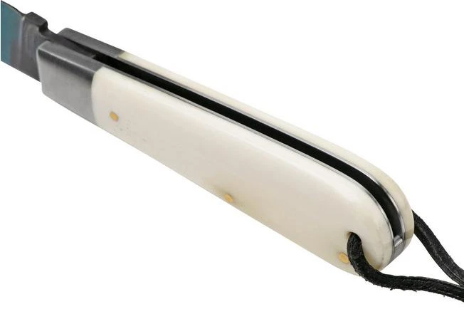 Otter Anchor Knife SET 173 KN Large Blued Carbon, Bone, Brass Anchor, Leather Strap, Pocket Knife 4 Otter Anchor Knife SET 173 KN Large Blued Carbon, Bone, Brass Anchor, Leather Strap, Pocket Knife - Image 4