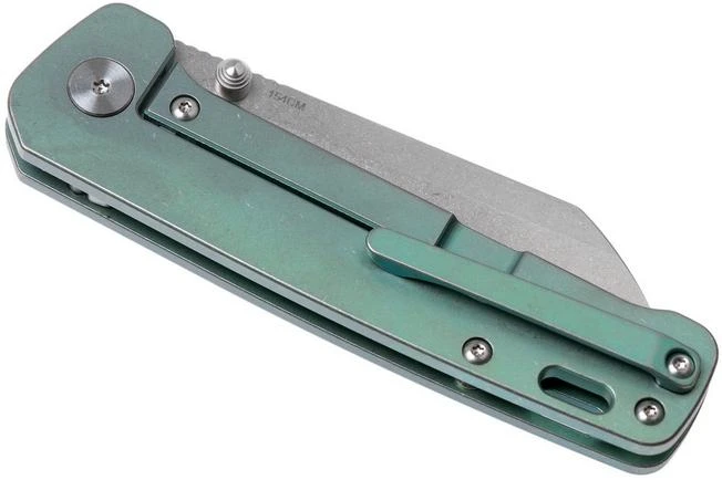 QSP Knife Penguin QS130-X Titanium, 154CM Pocket Knife 4 QSP Knife Penguin QS130-X Titanium, 154CM Pocket Knife - Image 4