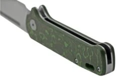 QSP Knife Penguin QS130SJ-E1, CPM 20CV Stonewashed, Fat Carbon Jungle Wear, Slipjoint Pocket Knife -Knife Sale Shop QS130SJ E1 04 qsp