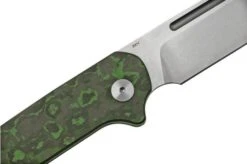 QSP Knife Penguin QS130SJ-E1, CPM 20CV Stonewashed, Fat Carbon Jungle Wear, Slipjoint Pocket Knife -Knife Sale Shop QS130SJ E1 05 qsp