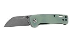 QSP Knife Penguin Mini QS130XS-F2, Blackwashed 14C28N, Natural G10 Pocket Knife