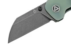 QSP Knife Penguin Mini QS130XS-F2, Blackwashed 14C28N, Natural G10 Pocket Knife -Knife Sale Shop QS130XS F2 03 qsp