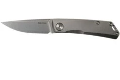 Real Steel Luna 7001 Titanium Slipjoint Pocket Knife, Poltergeist Design