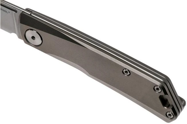 Real Steel Luna 7001 Titanium Slipjoint Pocket Knife, Poltergeist Design 7 Real Steel Luna 7001 Titanium Slipjoint Pocket Knife, Poltergeist Design - Image 7