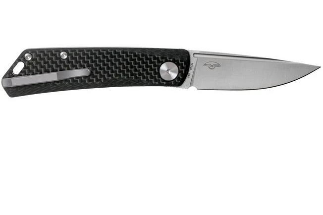 Real Steel Luna Premium II M390 Carbon Fibre 7005P Knivesandtools Exclusive Slipjoint Pocket Knife 2 Real Steel Luna Premium II M390 Carbon Fibre 7005P Knivesandtools Exclusive Slipjoint Pocket Knife - Image 2