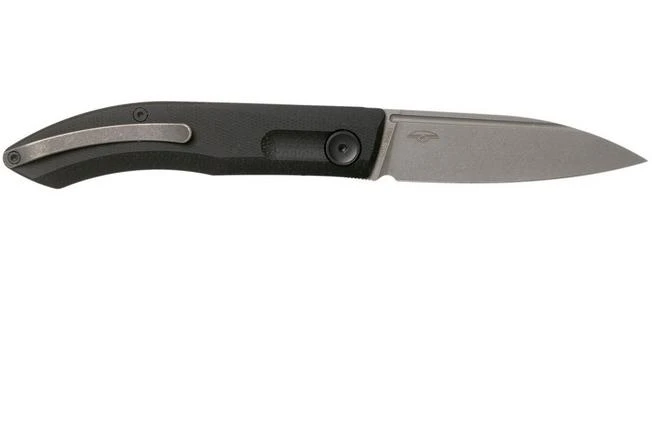 Real Steel Stella Black Canvas Micarta 7055 Knivesandtools Exclusive Pocket Knife, Poltergeist Design 2 Real Steel Stella Black Canvas Micarta 7055 Knivesandtools Exclusive Pocket Knife, Poltergeist Design - Image 2