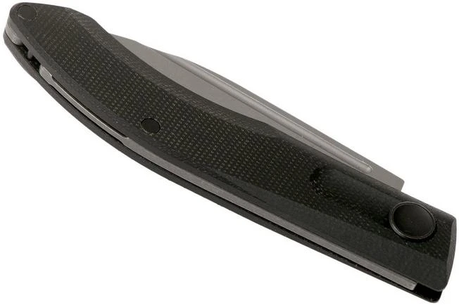 Real Steel Stella Black Canvas Micarta 7055 Knivesandtools Exclusive Pocket Knife, Poltergeist Design 4 Real Steel Stella Black Canvas Micarta 7055 Knivesandtools Exclusive Pocket Knife, Poltergeist Design - Image 4