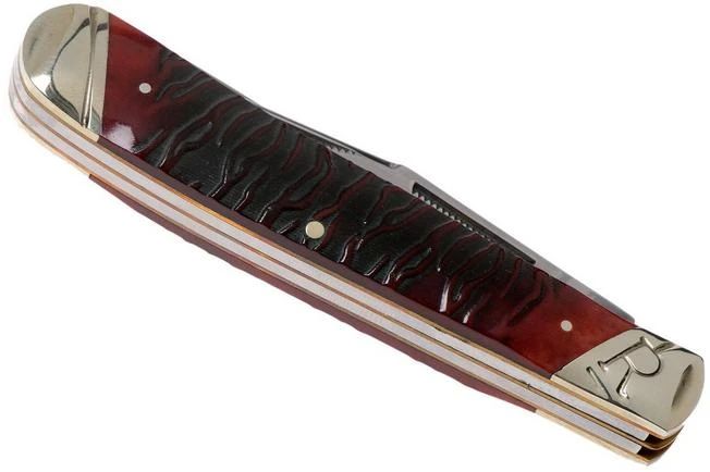 Rough Ryder Tiger Stripe Trapper RR2218 Pocket Knife 4 Rough Ryder Tiger Stripe Trapper RR2218 Pocket Knife - Image 4