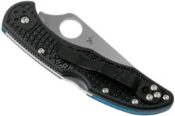 Spyderco Delica 4 Thin Blue Line C11FPSBKBL Pocket Knife -Knife Sale Shop SPC11FPSBKBL 04 spyderco
