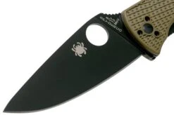 Spyderco Tenacious Lightweight OD Green Black C122PODBK FRN Pocket Knife -Knife Sale Shop SPC122PODBK 03 spyderco