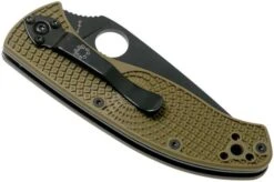 Spyderco Tenacious Lightweight OD Green Black C122PODBK FRN Pocket Knife -Knife Sale Shop SPC122PODBK 04 spyderco