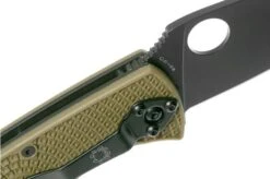 Spyderco Tenacious Lightweight OD Green Black C122PODBK FRN Pocket Knife -Knife Sale Shop SPC122PODBK 06 spyderco