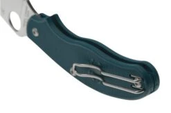 Spyderco UK Penknife CPM-SPY27 C94PCBL Blue FRN, Pocket Knife -Knife Sale Shop SPC94PCBL 04 spyderco