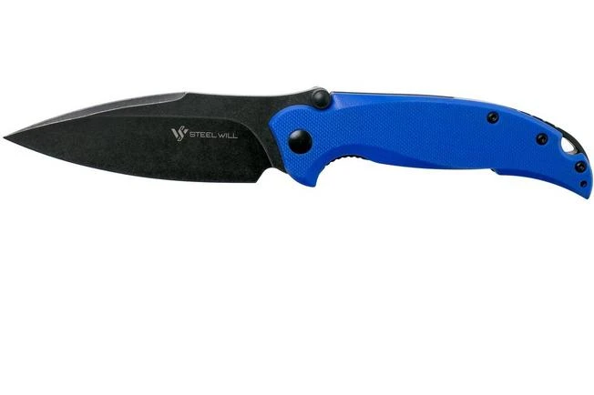 Steel Will Scylla F79-24 Black, Blue Pocket Knife 1 Steel Will Scylla F79-24 Black, Blue Pocket Knife