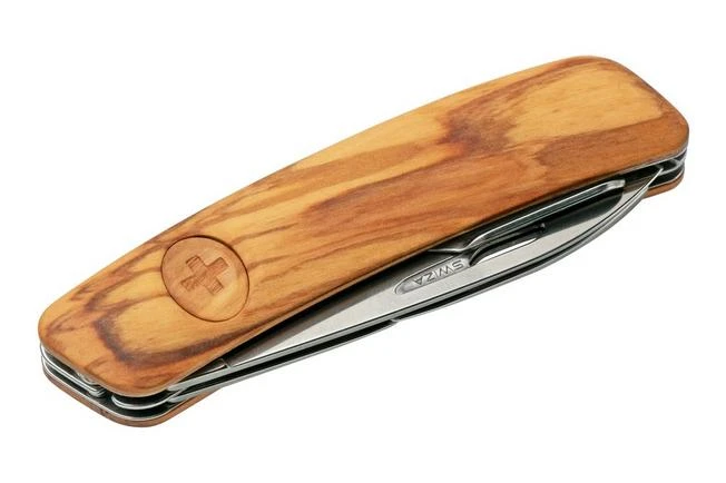 Swiza D03 Swiss Pocket Knife, Olive Wood 6 Swiza D03 Swiss Pocket Knife, Olive Wood - Image 6