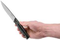 TRC Knives This Is Freedom, Black Canvas Micarta Outdoor Knife -Knife Sale Shop TI TIF MICBK 06 trc knives