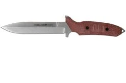 Viper Fearless VT4018CR Sleipner Stonewashed, Red Canvas Micarta, Fixed Knife, Rumici Design